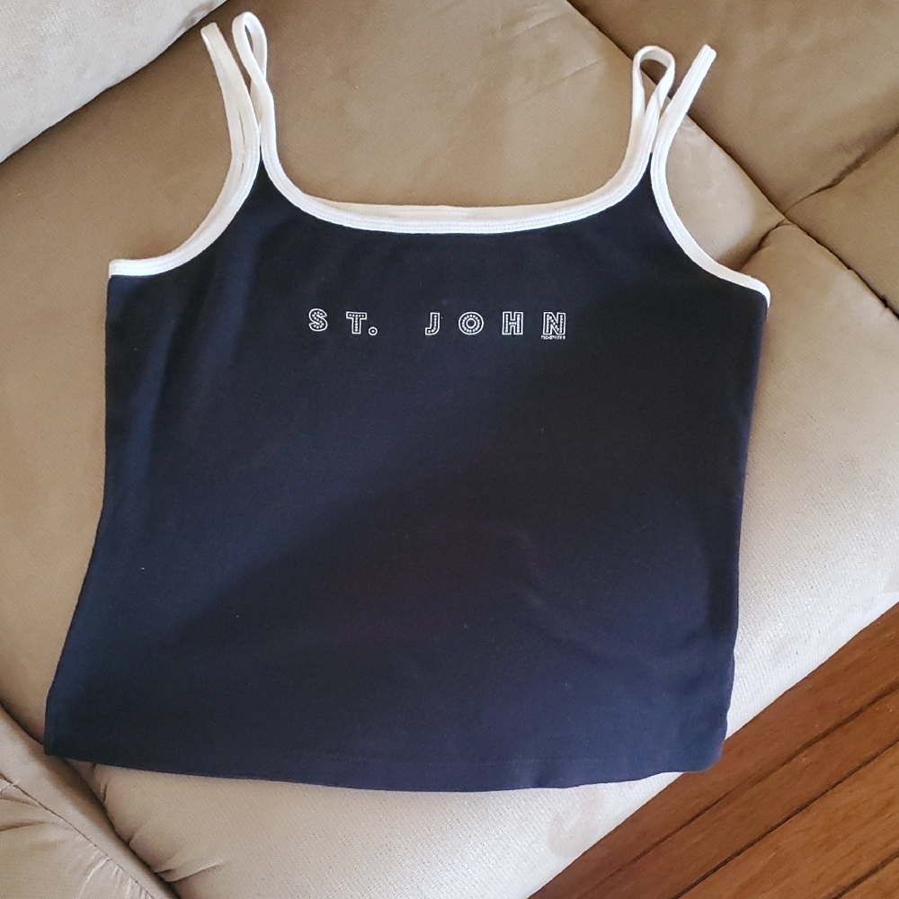 St. John Black Tank Top By TECHSTYLES SPORTSWEAR